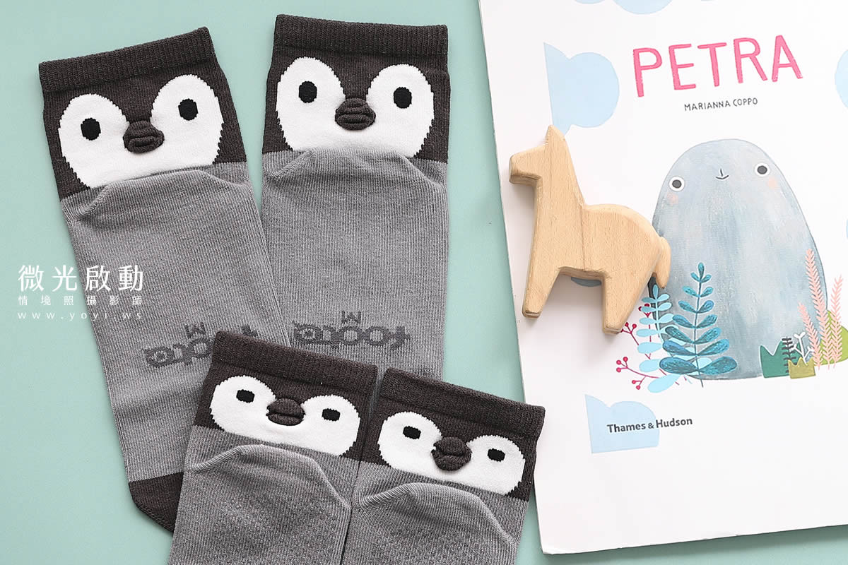 童裝配件商品攝影｜造型動物圖騰兒童襪商品攝影｜腳霸foota 1
