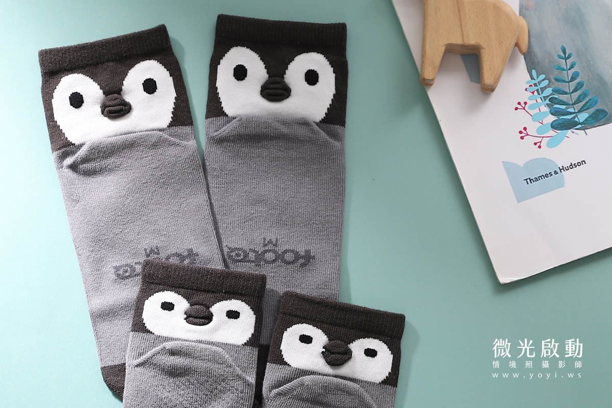 童裝配件商品攝影｜造型動物圖騰兒童襪商品攝影｜腳霸foota 3