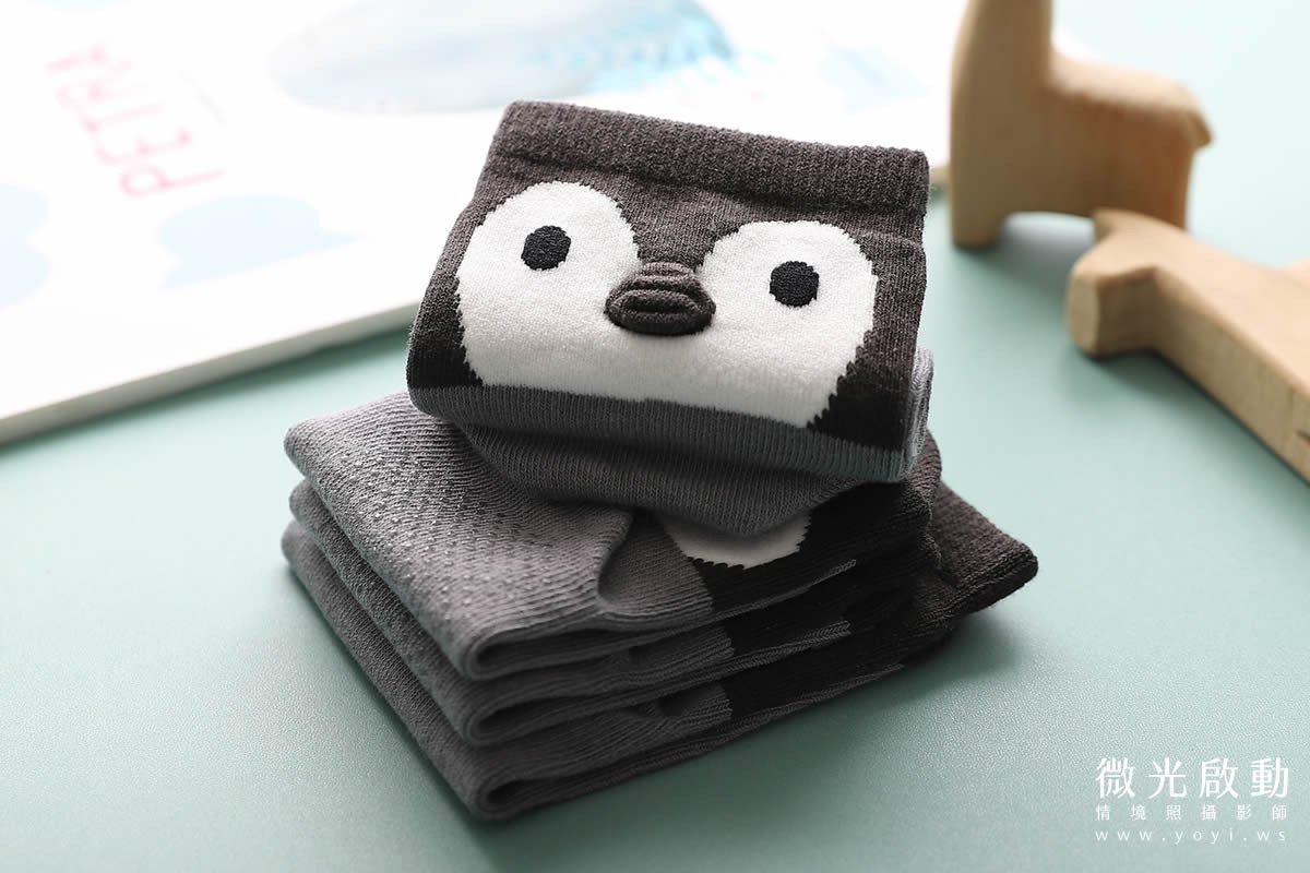 童裝配件商品攝影｜造型動物圖騰兒童襪商品攝影｜腳霸foota 9