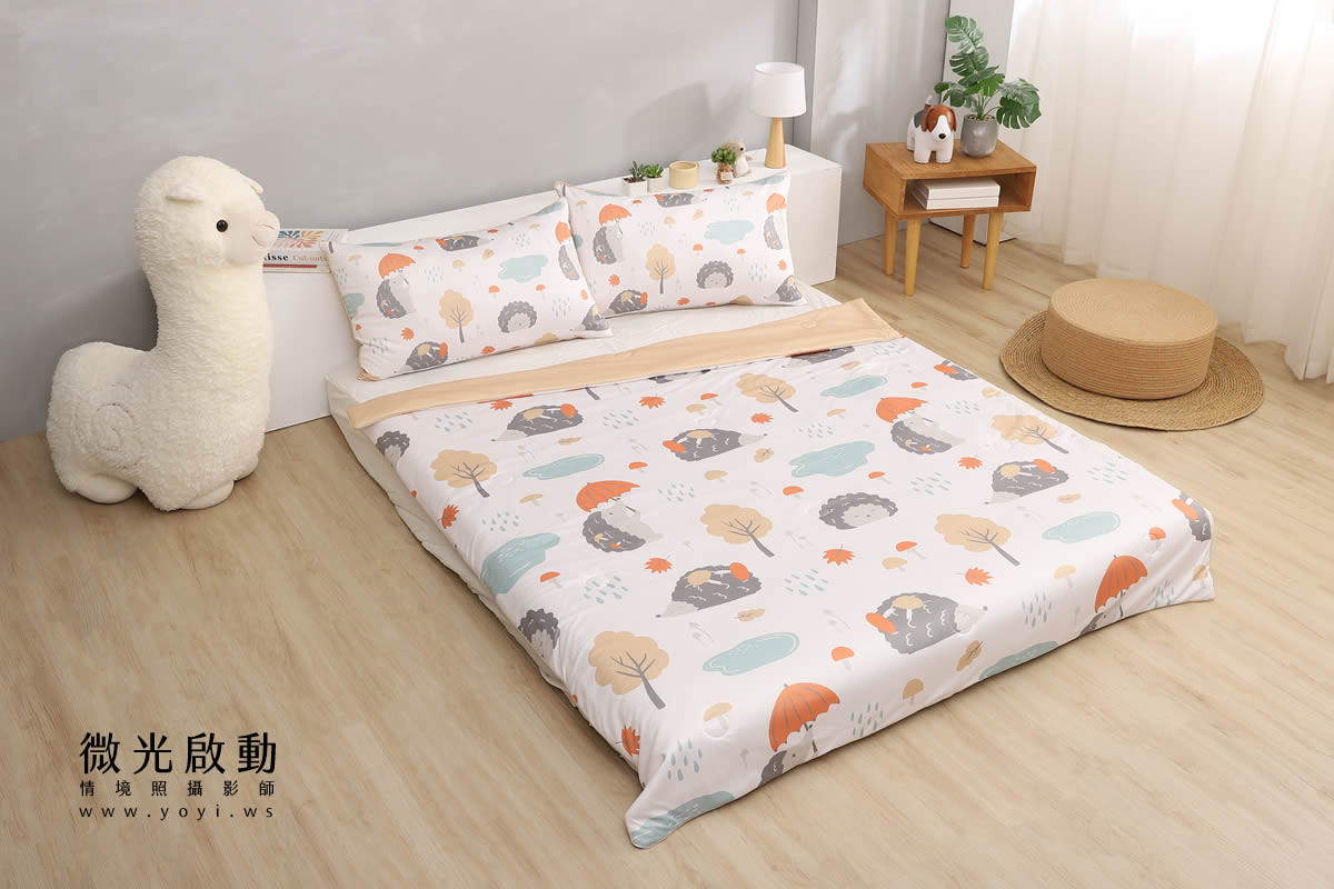 淺色系兒童寢具，適合簡約風格的兒童房