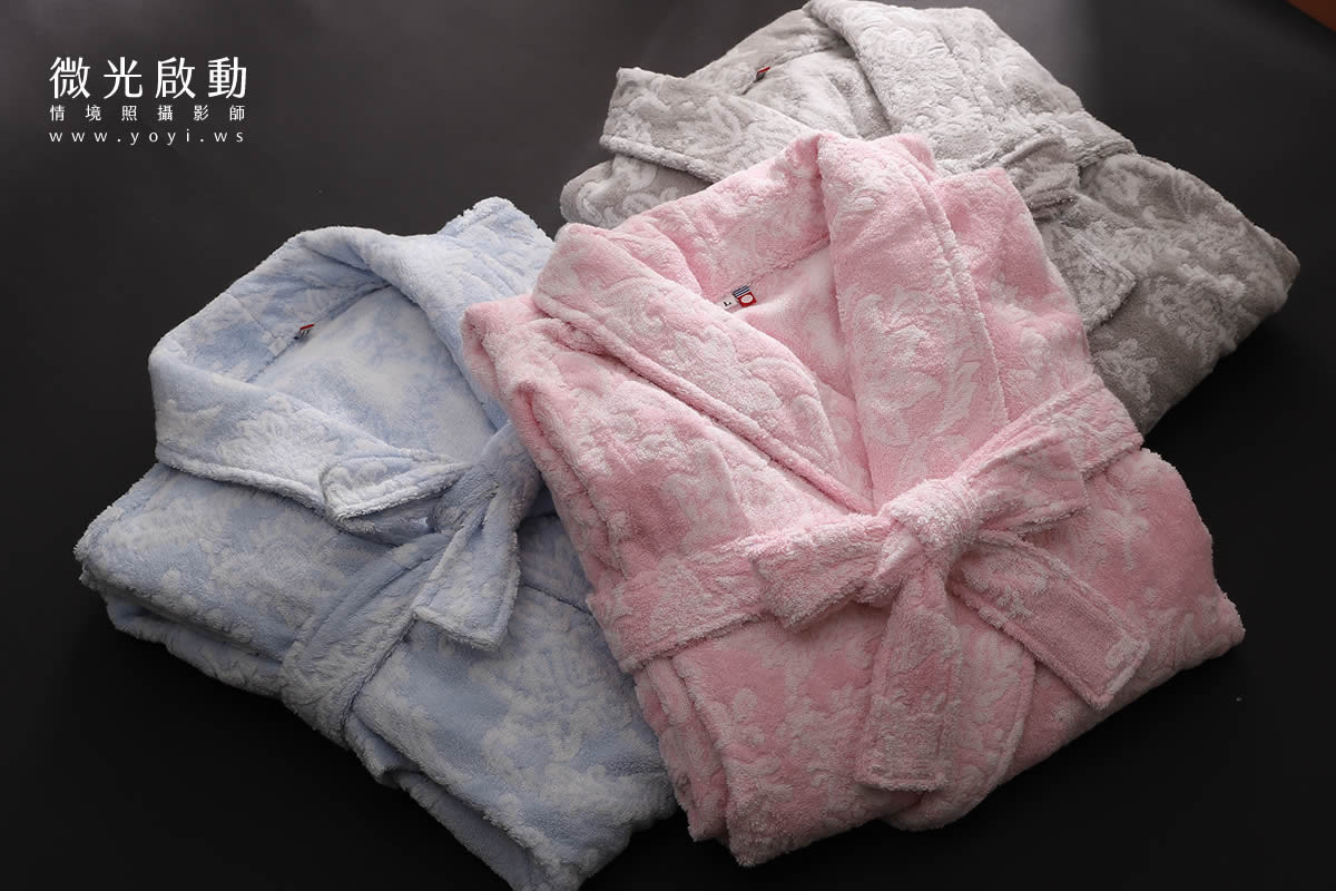 浴袍毛巾商品攝影｜深灰色質感居家沐浴服飾去背攝影｜星紅織品 25