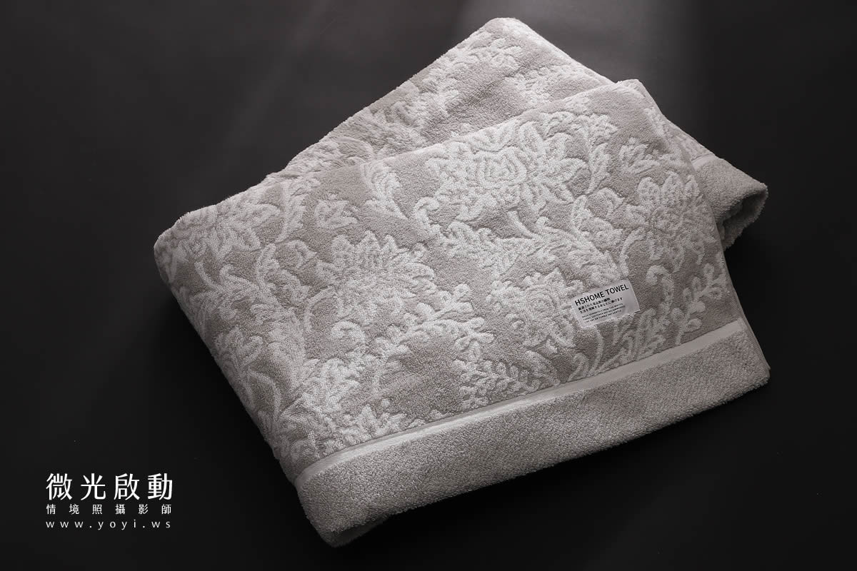 浴袍毛巾商品攝影｜深灰色質感居家沐浴服飾去背攝影｜星紅織品 27