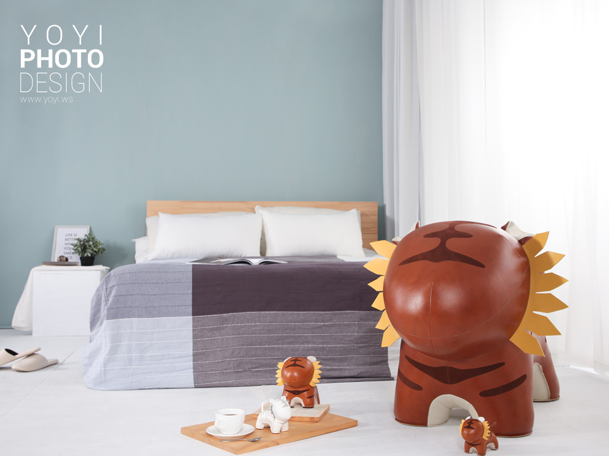 家具攝影與家飾拍攝 - 睡眠王國、棉花田與Zuny實例 | 優奕數位 215 Zuny皮革動物家飾品攝影,創意居家擺飾與工藝細節