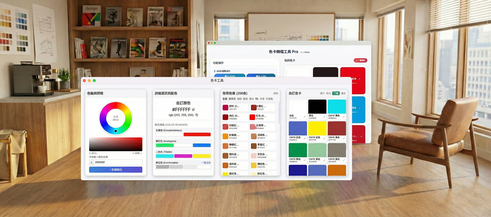 色彩工具展示情境