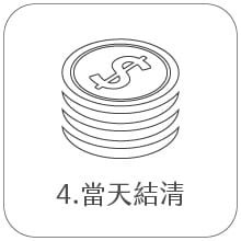 租棚流程四、當天結清