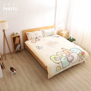 角落生物的溫暖甜夢寢具攝影