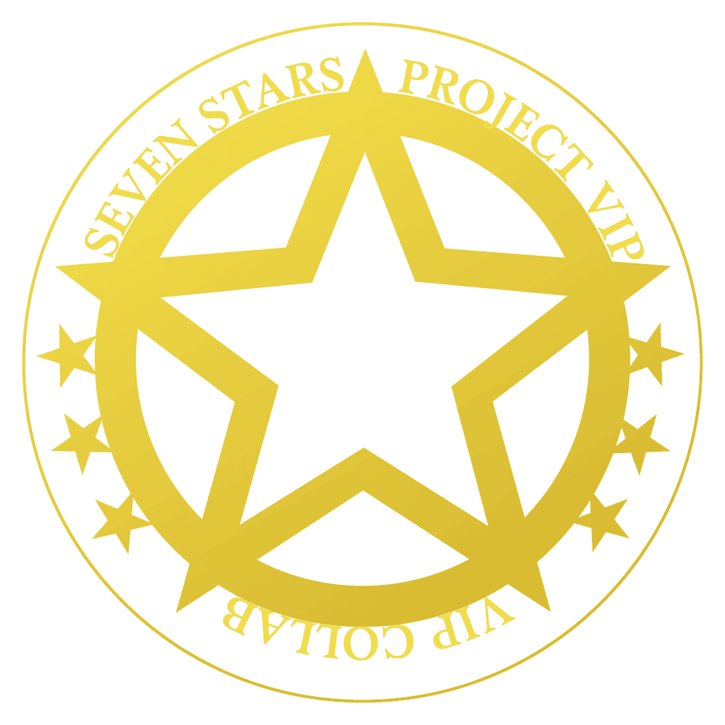 微光啟動尊榮VIP專案金色星形標誌